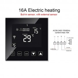 KETOTEK Underfloor Heating Thermostat - Digital Precision