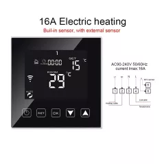 KETOTEK Thermostat Chauffage au Sol Électrique: Contrôle WiFi, Programmation Facile - Confort et Économies !