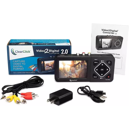 ClearClick Video2Digital 2.0 : Numérisez Vos VHS et Cassettes Facilement !