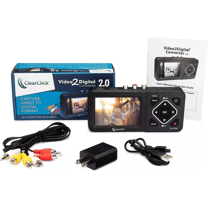 ClearClick Video2Digital 2.0 : Numérisez Vos VHS et Cassettes Facilement !