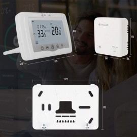 Thermostat à Écran Tactile Intelligent - Contrôle Climatique Efficace