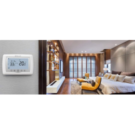 Thermostat à Écran Tactile Intelligent - Contrôle Climatique Efficace