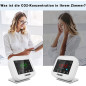 Breathe Easy: CURCONSA Smart Air Quality Monitor with CO2, Temp & Humidity