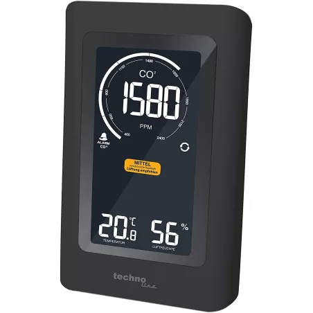 Technoline WL1030: Surveillez Votre Air Intérieur ! Détecteur de CO2, Température & Humidité