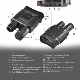 SOLOMARK Night Vision Binoculars: 7X Zoom & 1300ft Infrared Range