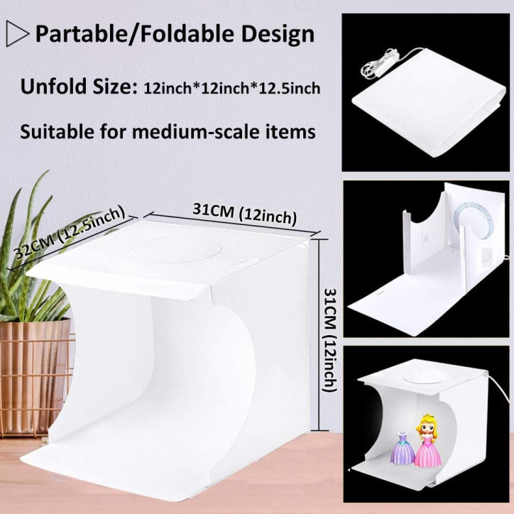 DUCLUS Portable Photo Studio: Pro Lighting Kit for Stunning Product Photos