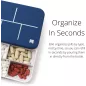 EllieGrid : Organisateur de Médicaments Intelligent avec Alarmes - Ne Manquez Plus Jamais une Dose !
