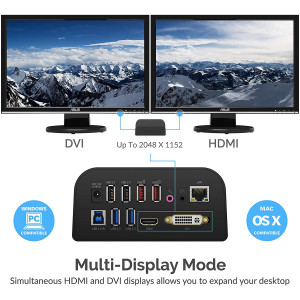 Sabrent DS-RICA, the universal docking station