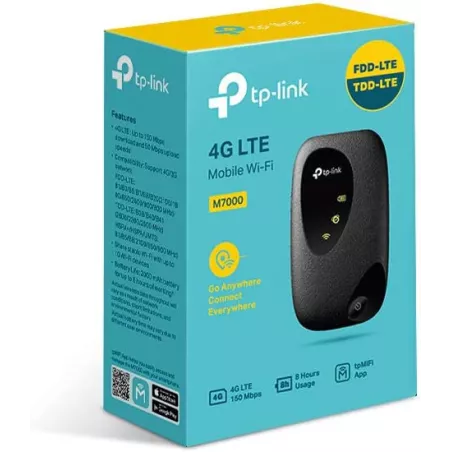 TP-Link M7000: Votre Wi-Fi Portable 4G LTE Ultra-Rapide, Partout où Vous Allez!