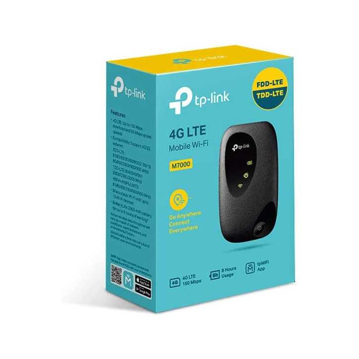 TP-Link M7000: Votre Wi-Fi Portable 4G LTE Ultra-Rapide, Partout où Vous Allez!