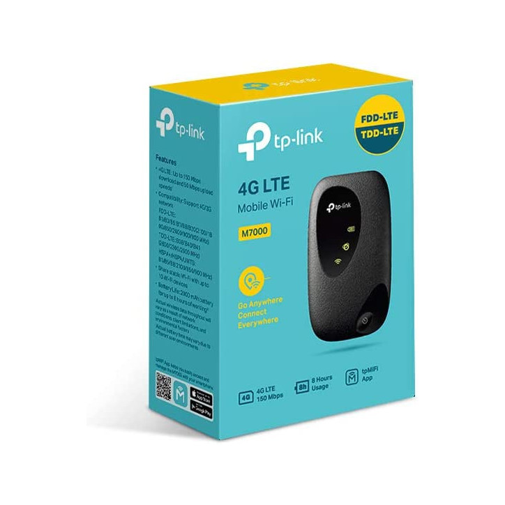 TP-Link M7000: 4G LTE Mobile Wi-Fi Hotspot - Stay Connected On-the-Go!