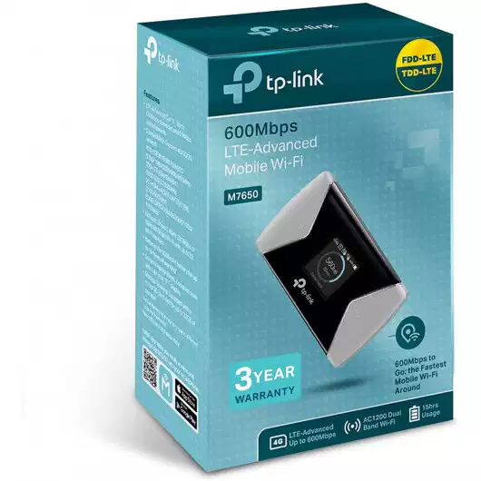 TP-LINK M7350 Router 4G LTE-WiFi Dual portátil