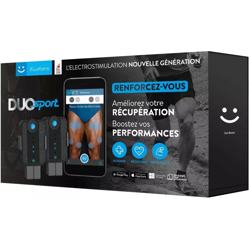Bluetens Duo Sport, le duo d'appareil TENS