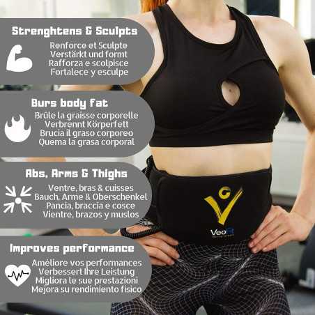 VEOFIT EMS Pro: Sculptez Votre Corps Sans Effort! Tonification Musculaire & Relaxation Garantie