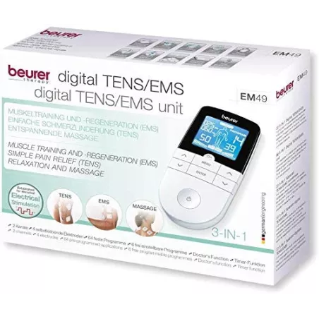 Beurer EM49: Soulagement Douleur, EMS & Massage - Votre Bien-Être Personnalisé!