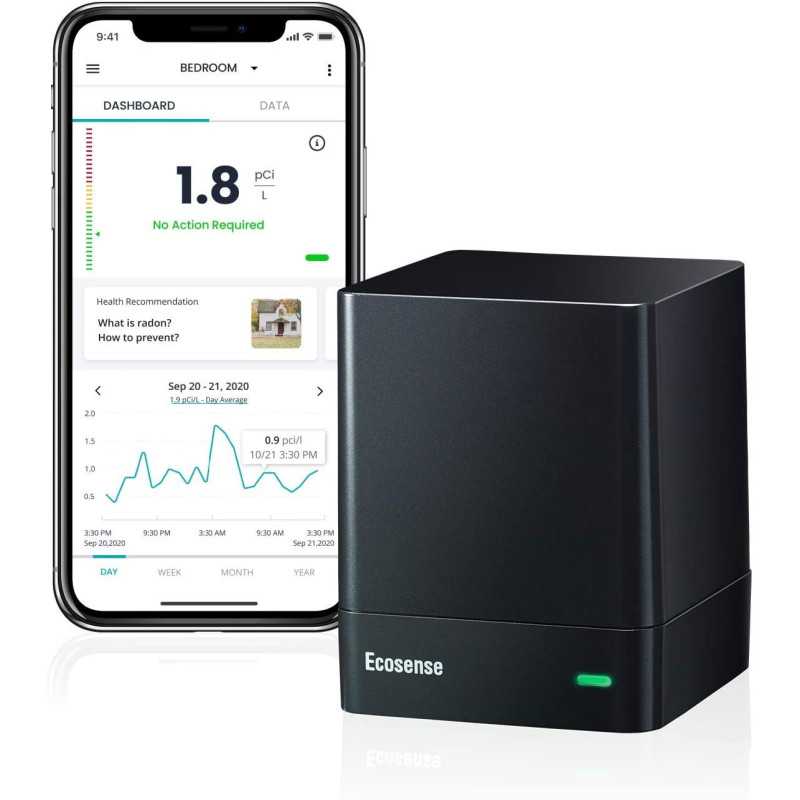Ecosense EcoQube, le cube pour mesurer le Radon