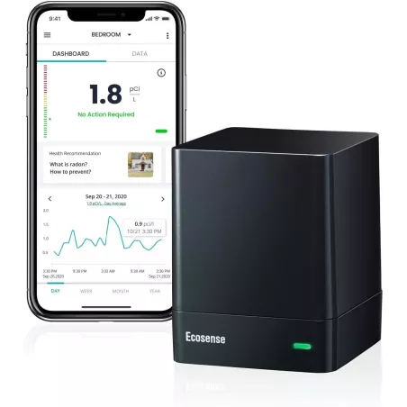 Ecosense EcoQube, le cube pour mesurer le Radon