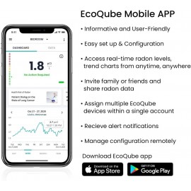 Assurez la Sécurité Domestique avec le Détecteur de Radon EcoQube