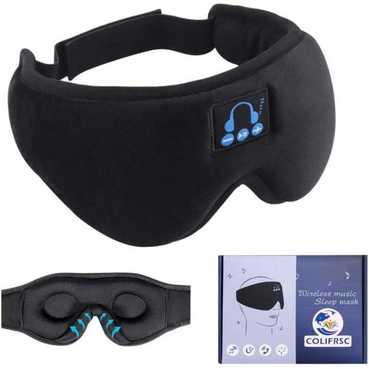 Masque de Sommeil Bluetooth COLIFRSC : Musique, Confort et Relaxation Ultime pour des Nuits Paisibles