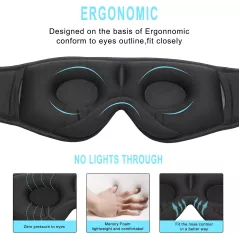 Masque de Sommeil Bluetooth COLIFRSC : Musique, Confort et Relaxation Ultime pour des Nuits Paisibles