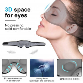 Sleep Better with FREGENBO Bluetooth Eye Mask