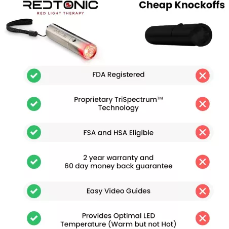 RedTonic LED : Soulagement Douleur & Récupération Musculaire - Thérapie par Lumière Rouge Avancée