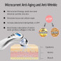 Yeamon 4D Facial Roller: Microcurrent Face Massager for Lifting, Toning & Anti-Aging