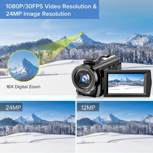 Actinow Digital Camera, the FHD vlogging camera