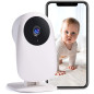 Nooie Moniteur Bébé 1080p: Audio Bidirectionnel, Vision Nocturne – Surveillez Bébé en Toute Sérénité!