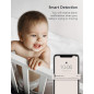 Nooie Moniteur Bébé 1080p: Audio Bidirectionnel, Vision Nocturne – Surveillez Bébé en Toute Sérénité!