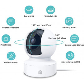 "Kasa Smart Home Security Camera: HD Video, Motion Detection, Two-Way Audio