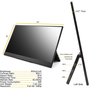 SideTrak Solo 15.8", le moniteur latéral de 15,8 pouces