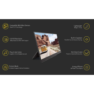 SideTrak Solo 15.8", le moniteur latéral de 15,8 pouces