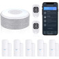 Système dAlarme Maison Sans Fil Tolviviov : Sécurité Facile & Connectée avec Alexa