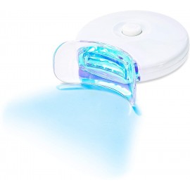 AuraGlow Teeth Whitening Kit - LED Light for Faster Results