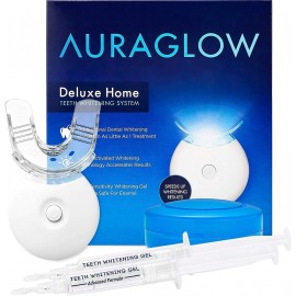 Kit AuraGlow de Blanchiment Dentaire - Lumière LED pour Résultats Rapides