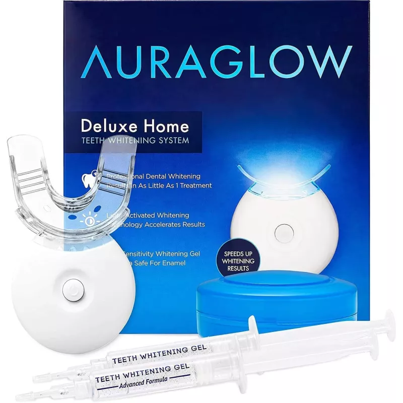 AuraGlow Deluxe Home, le système de blanchiment des dents