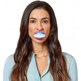 AuraGlow Teeth Whitening Kit - LED Light for Faster Results