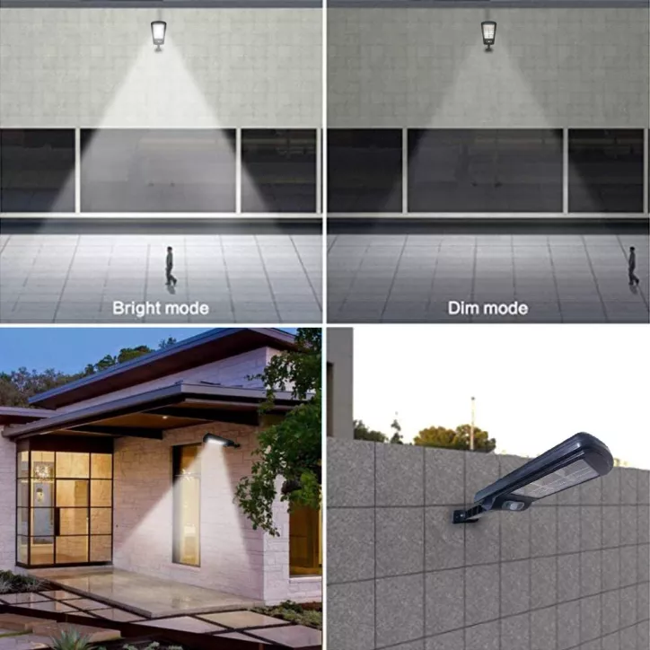 Brightscape: Lampe Solaire de Sécurité Extérieure avec Détecteur de Mouvement & Télécommande