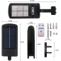 Brightscape: Lampe Solaire de Sécurité Extérieure avec Détecteur de Mouvement & Télécommande
