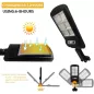 Brightscape: Lampe Solaire de Sécurité Extérieure avec Détecteur de Mouvement & Télécommande