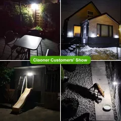 Claoner Solar Lights, l'éclairage à détecteur de mouvements