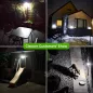 Lampe Solaire de Sécurité LED Claoner : Éclairage Extérieur Sans Fil, Détection de Mouvement & Étanchéité