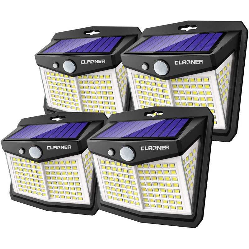Claoner Solar Lights, l'éclairage à détecteur de mouvements