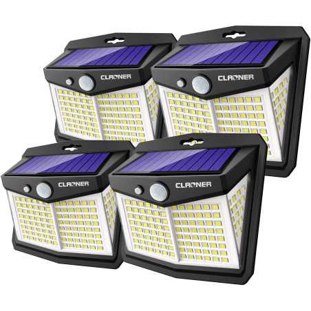 Claoner Solar Lights, l'éclairage à détecteur de mouvements