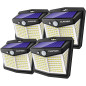 Lampe Solaire de Sécurité LED Claoner : Éclairage Extérieur Sans Fil, Détection de Mouvement & Étanchéité