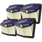 Lampe Solaire de Sécurité LED Claoner : Éclairage Extérieur Sans Fil, Détection de Mouvement & Étanchéité