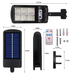 Sécurité Solaire Extérieure: Projecteur 96 LED avec Détecteur de Mouvement & Télécommande – Illuminez Votre Espace!
