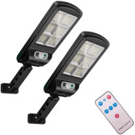 Outdoor 96-LED Solar Security Light with Remote Control