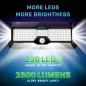 Projecteurs Solaires Ultra-Lumineux TBI Pro: Sécurité LED 2500lm & Détecteur de Mouvement